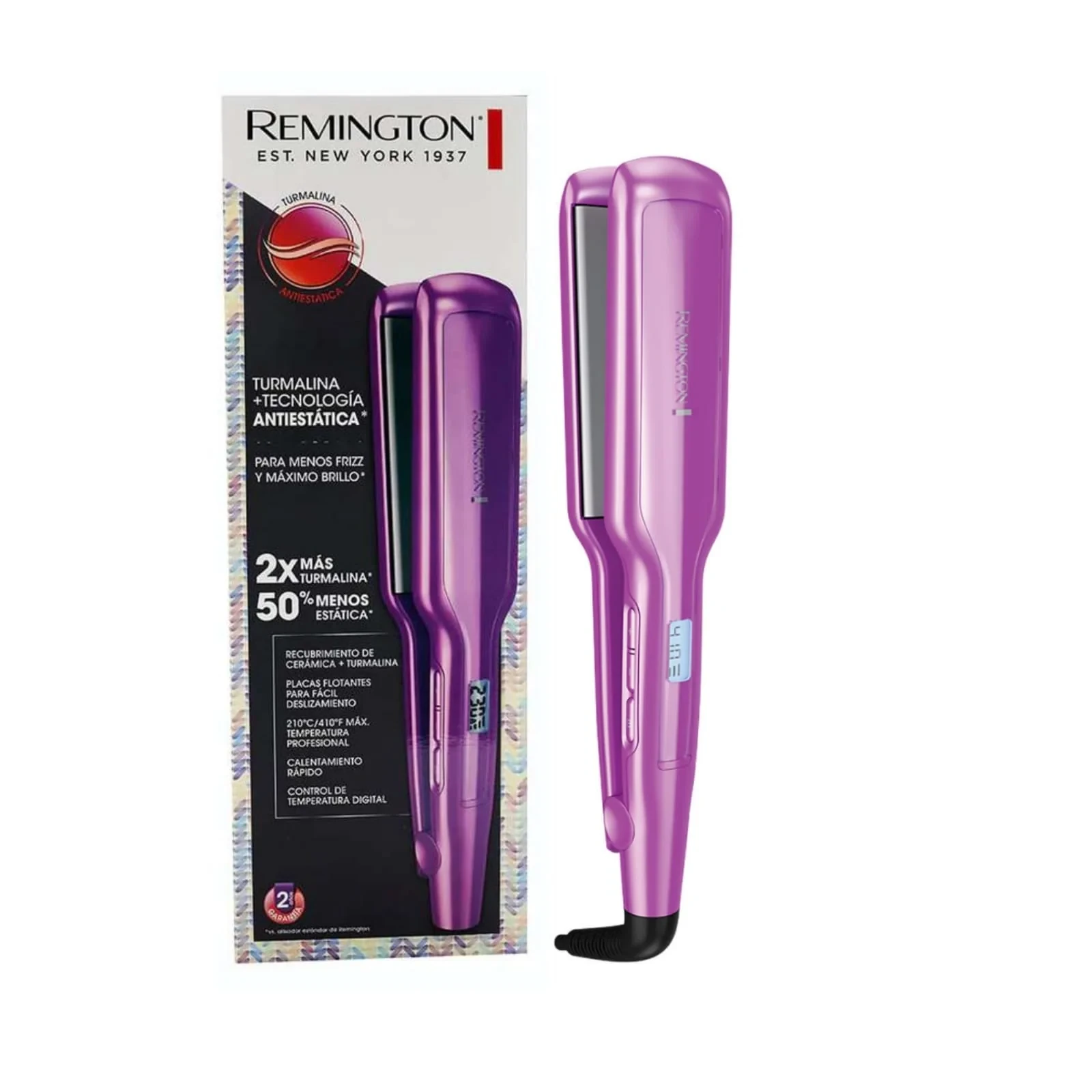  Plancha de pelo Remington con turmalina