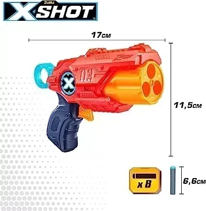 PISTOLA LANZA DARDOS XSHOT MK3