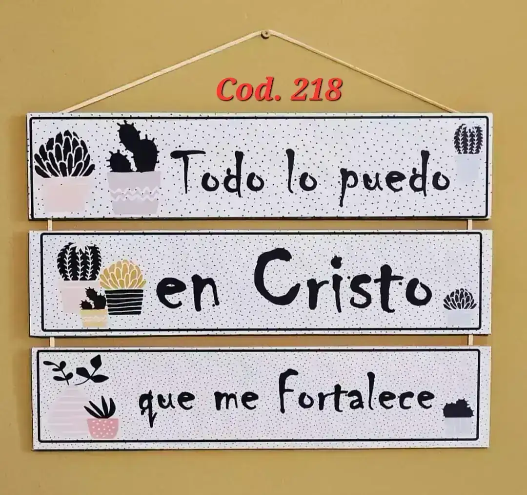 Cuadro chico x 3. Cód. 218