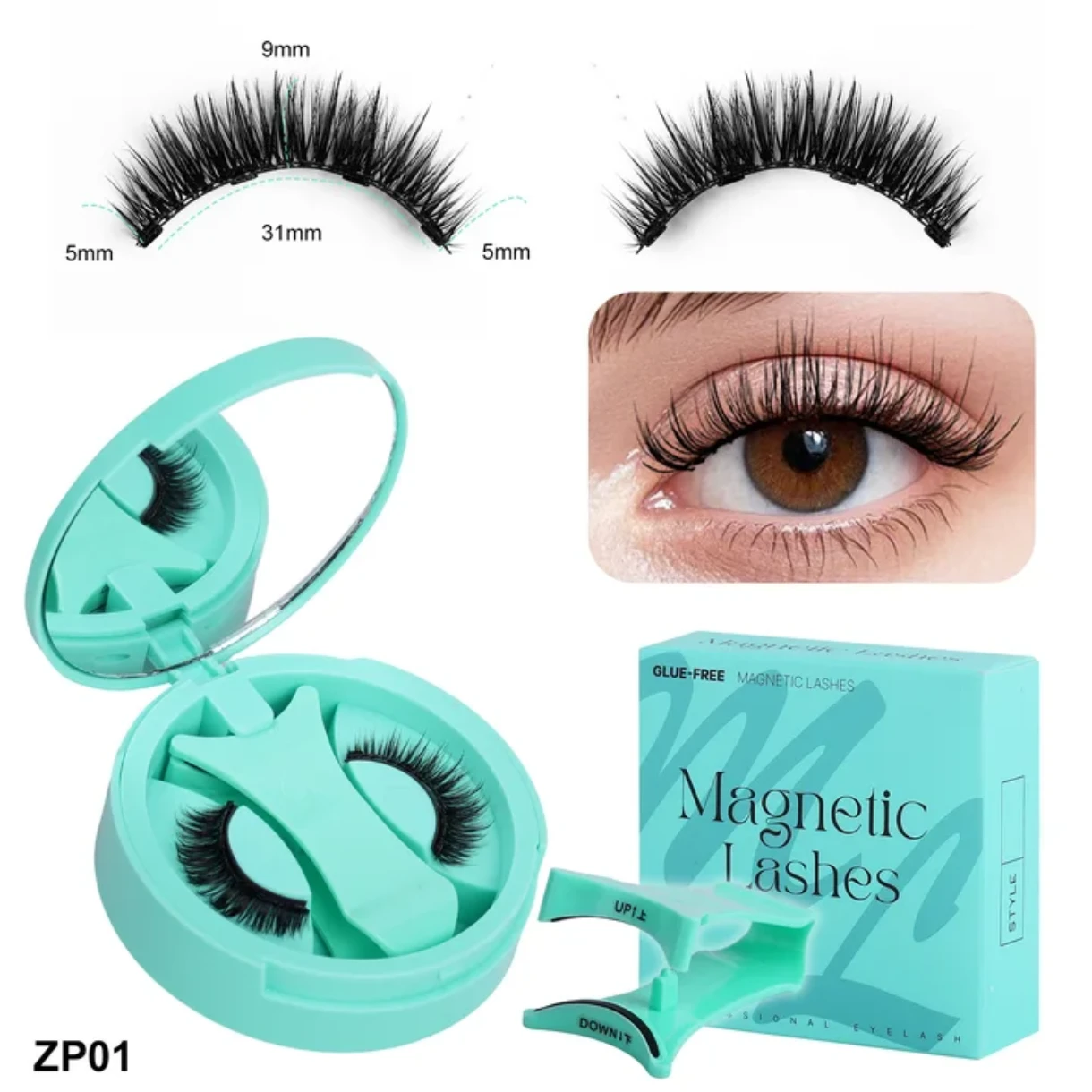 PESTAÑAS MAGNETICAS IMANTADAS ,DELIVERY GRATIS Pestañas magnéticas sin pegamento 😍