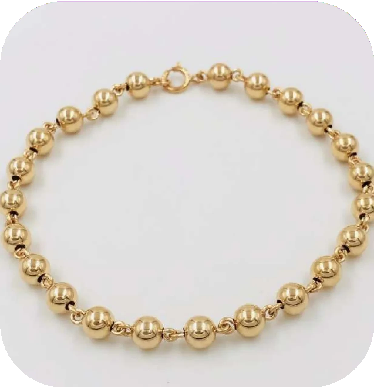 TB-020242-PULSERA BOLA 5MM (24B) EN SITEMA AGARRE