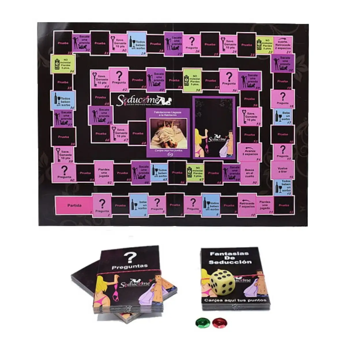 Juego de mesa para,parejas seduceme