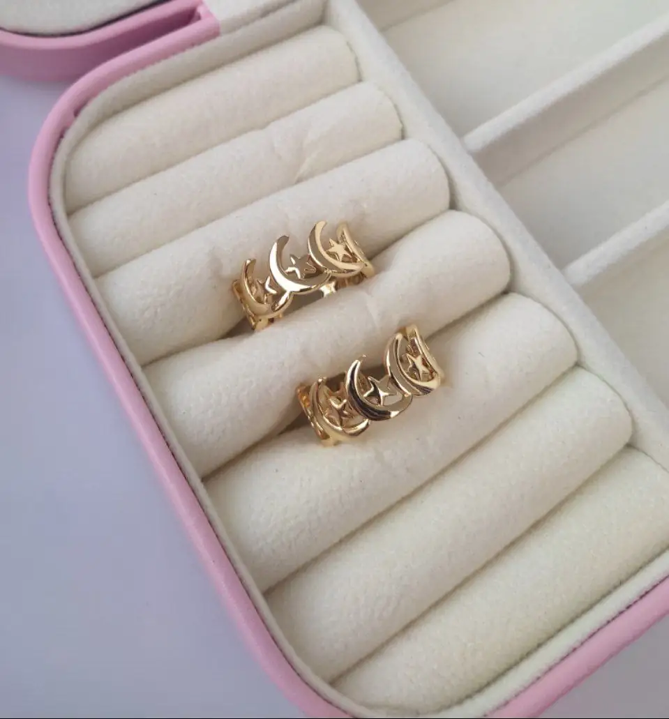 ANILLO AJUSTABLE LUNA Y ESTRELLAS