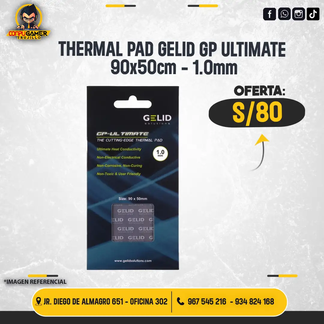 THERMAL PAD GELID GP ULTIMATE 90x50cm - 1.0mm