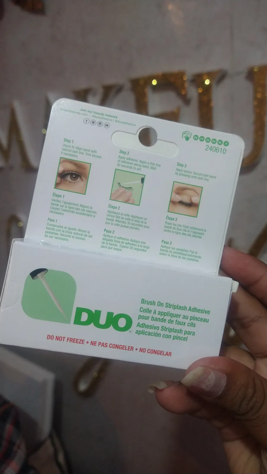 Pegamento DUO blanco-transparente 3