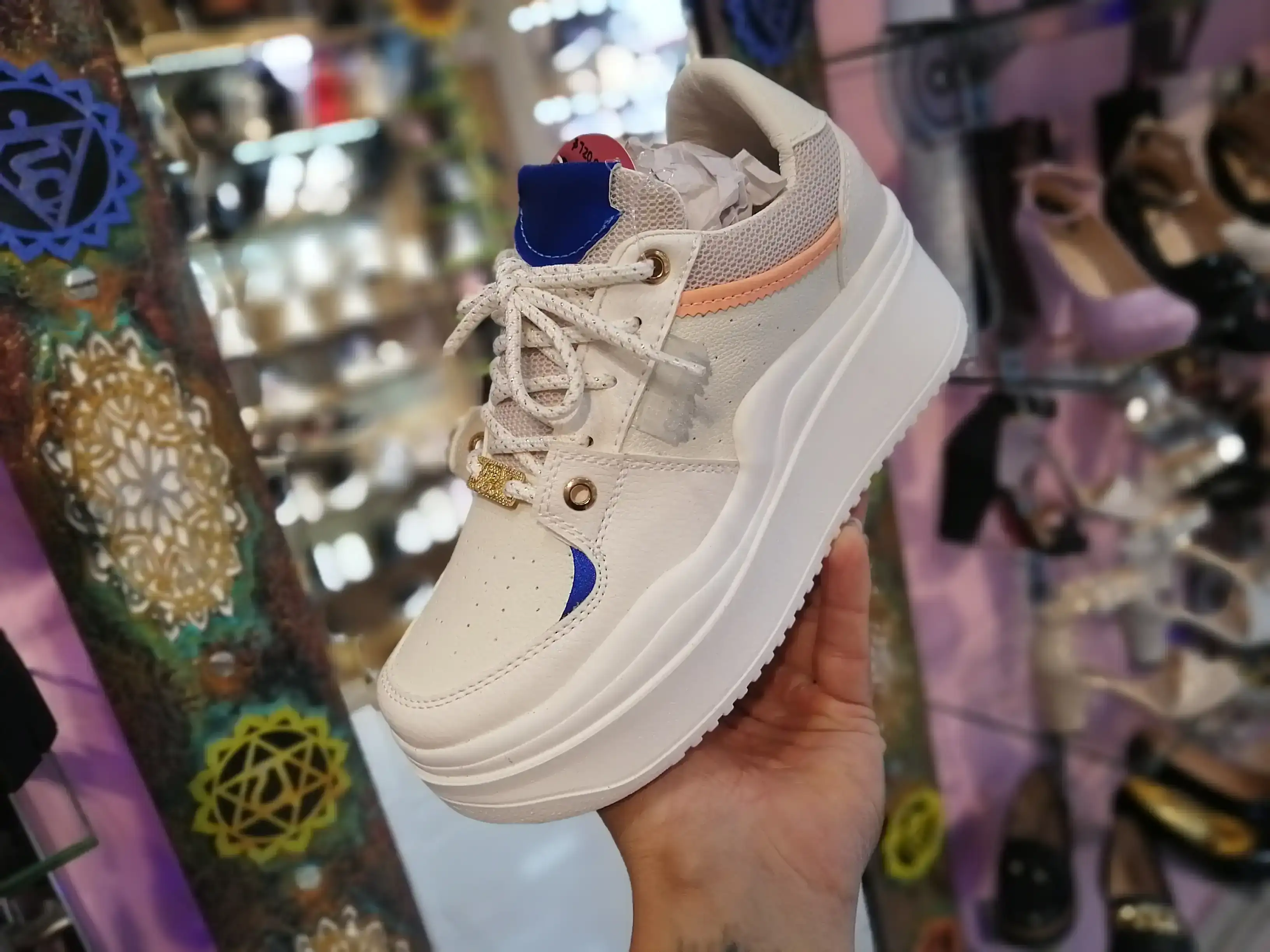 Teni FW crema x azul 