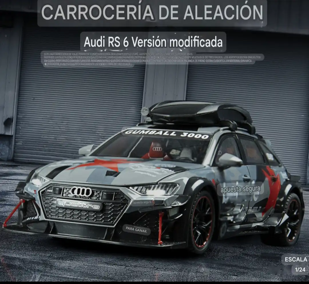 AUDI RS6 METALICO