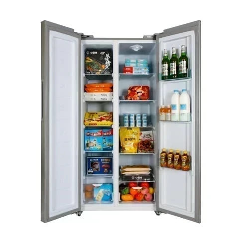 HELADERA SIDE BY SIDE NEBA 400L INOX 2