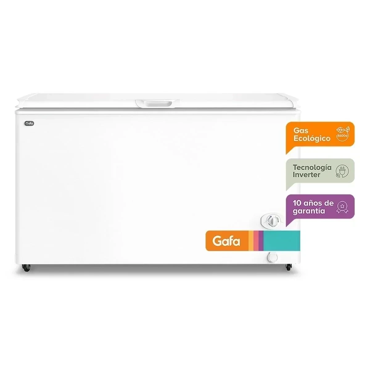 FREEZER HORIZONTAL GAFA XL 402LTS BLANCO 