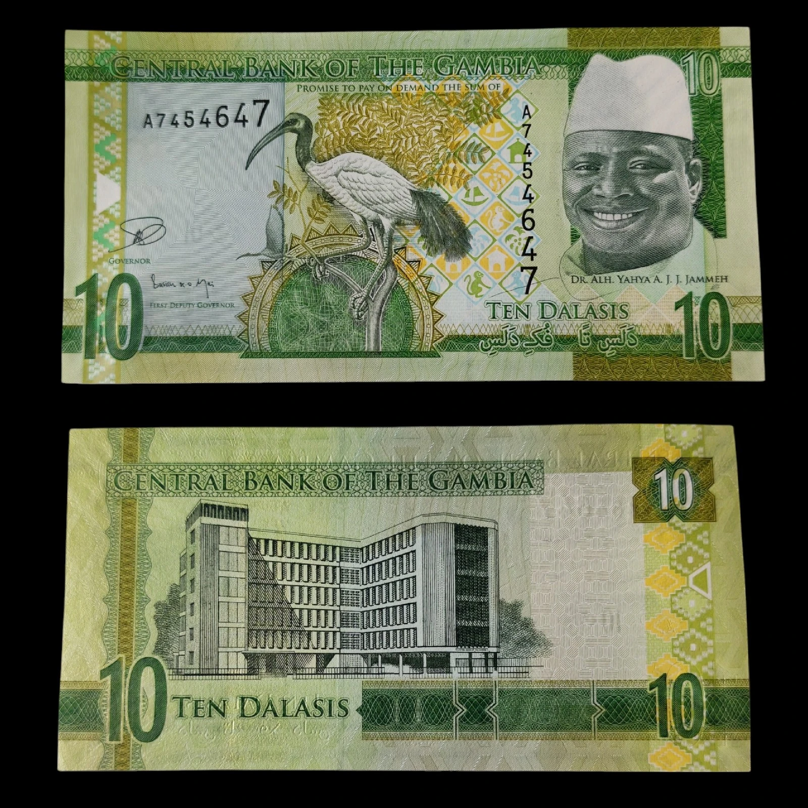 ° Gambia 10 Dalasis UNC