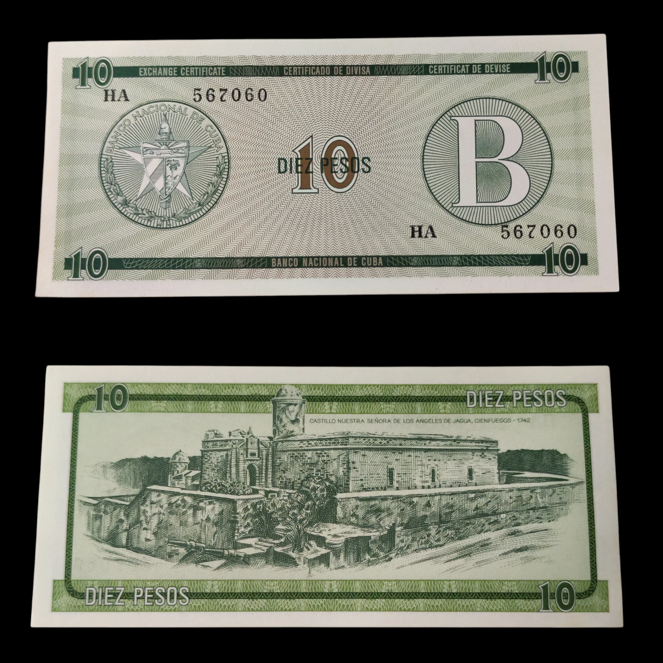 ° Cuba 10 pesos UNC