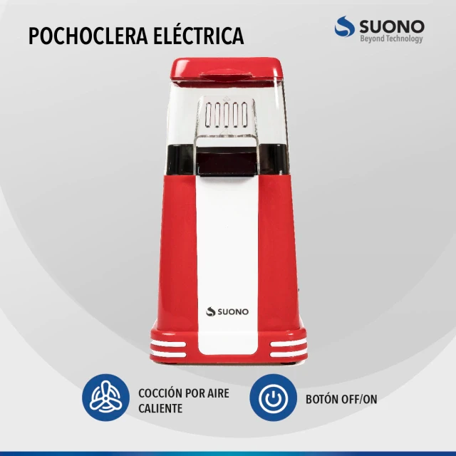 Pochoclera Eléctrica Suono Retro Liviana 4