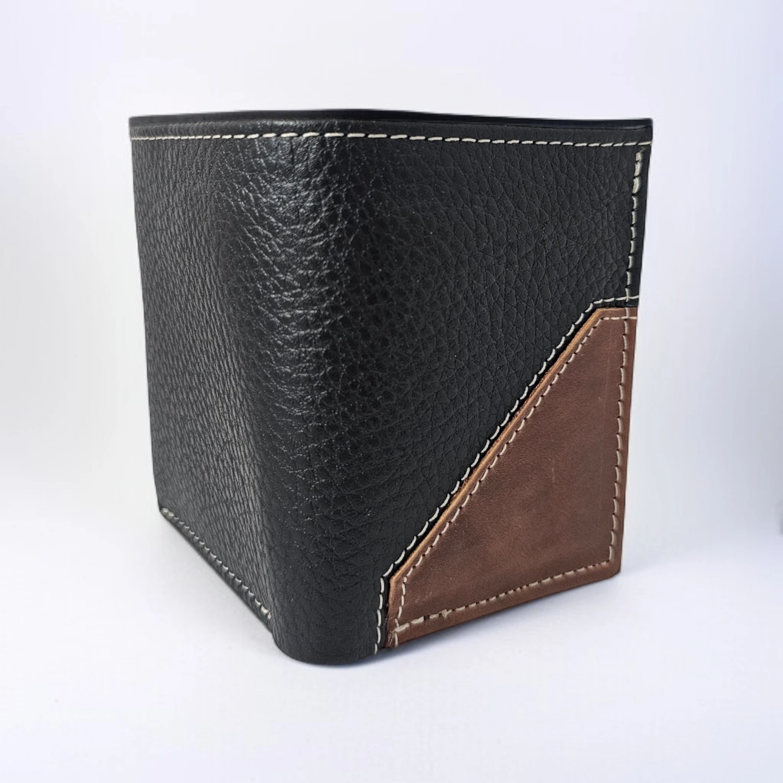 Billetera trifolio negra croshkid combinada  3