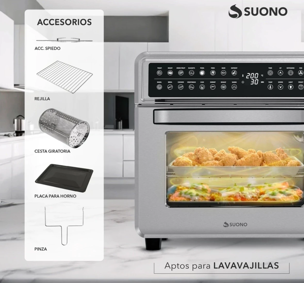 HORNO FREIDORA DE AIRE 23L 2
