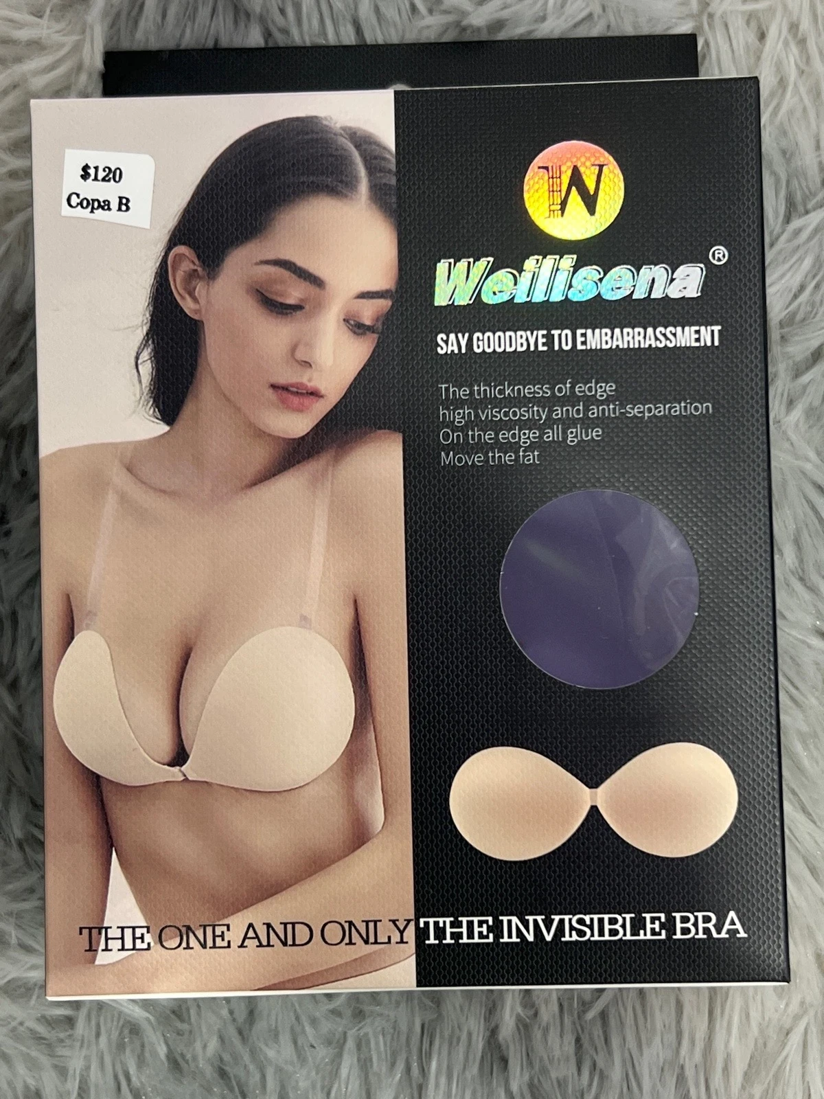 Bra Invisi Copa B y C Negro
