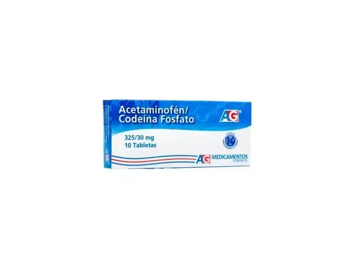 ACETAMINOFEN CODEINA X 10 TBL AG