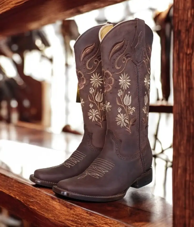 BOTA VAQUERA PIEL CRAZY HORMA RODEO 