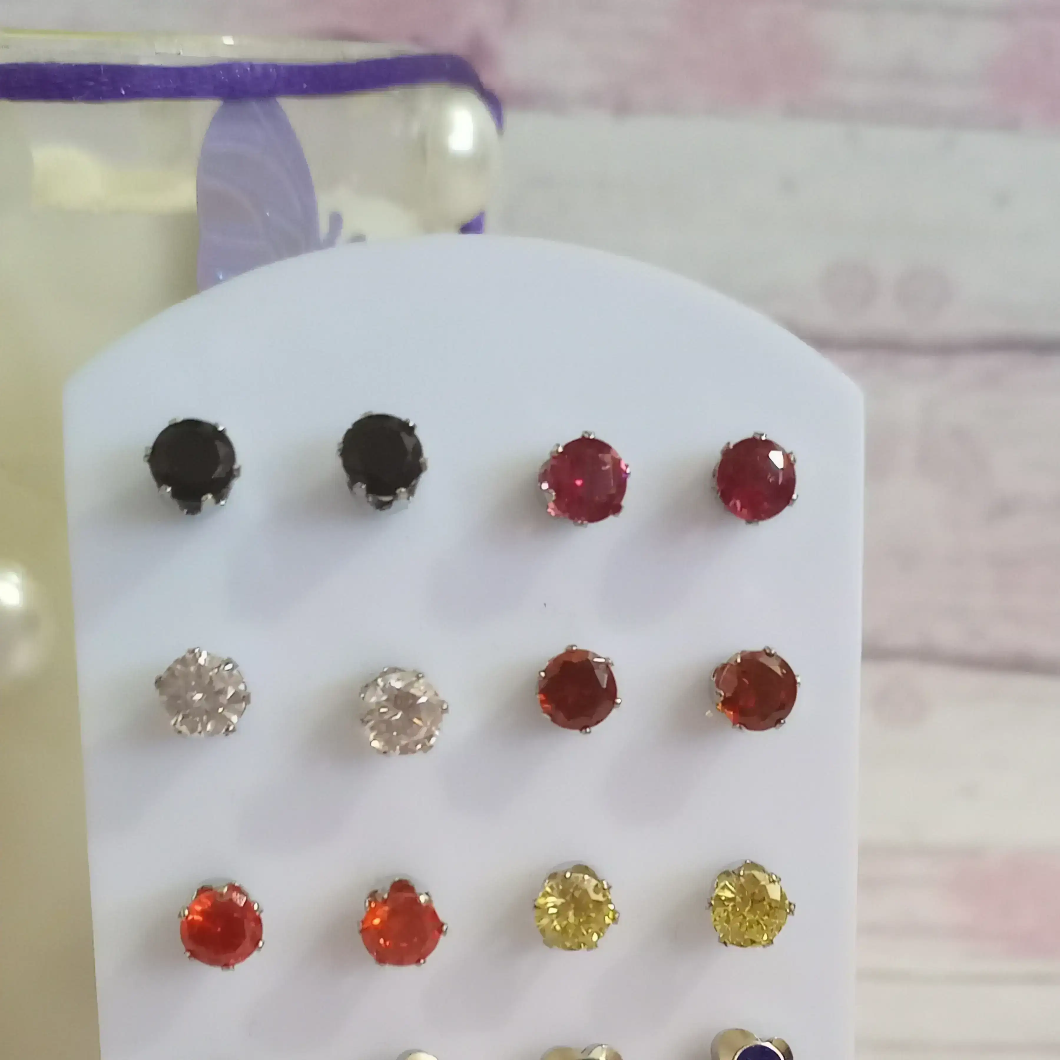 Aros pasantes con cubic😍😍😍😍