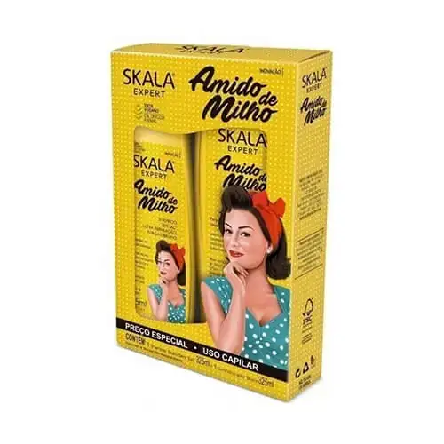 Kit Champú + Acondicionador Almidón de Maíz