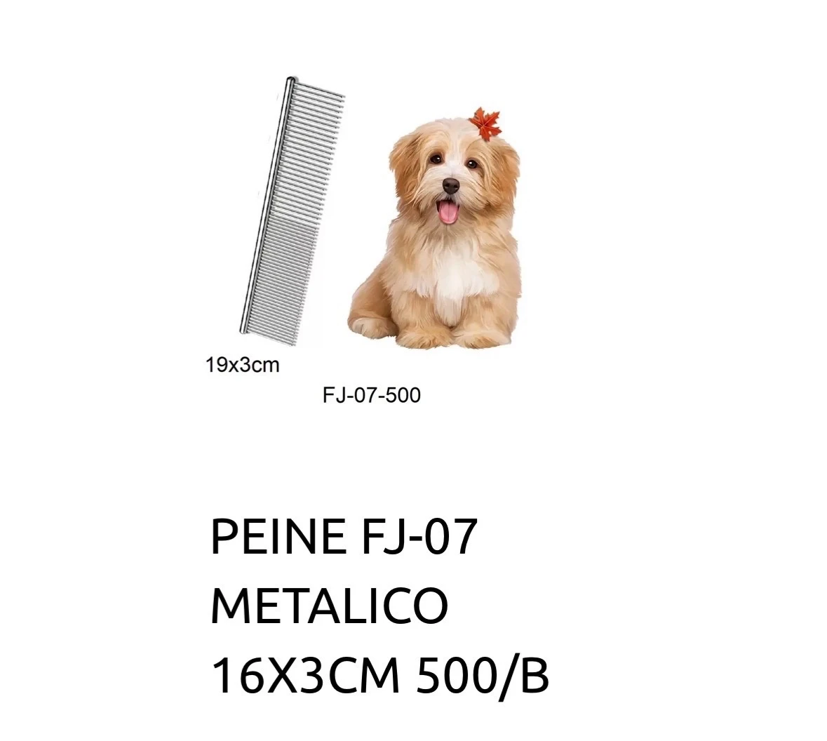 Peine metal chico