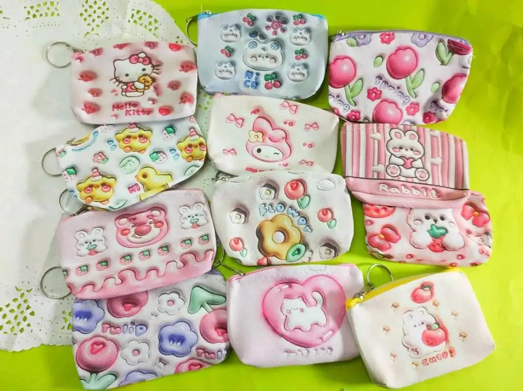 Monedero impresión kawaii