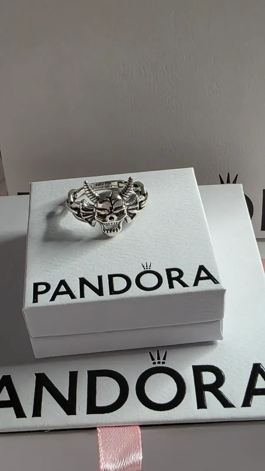 Pandora Stranger Things Hellfire Club Ring silver 3