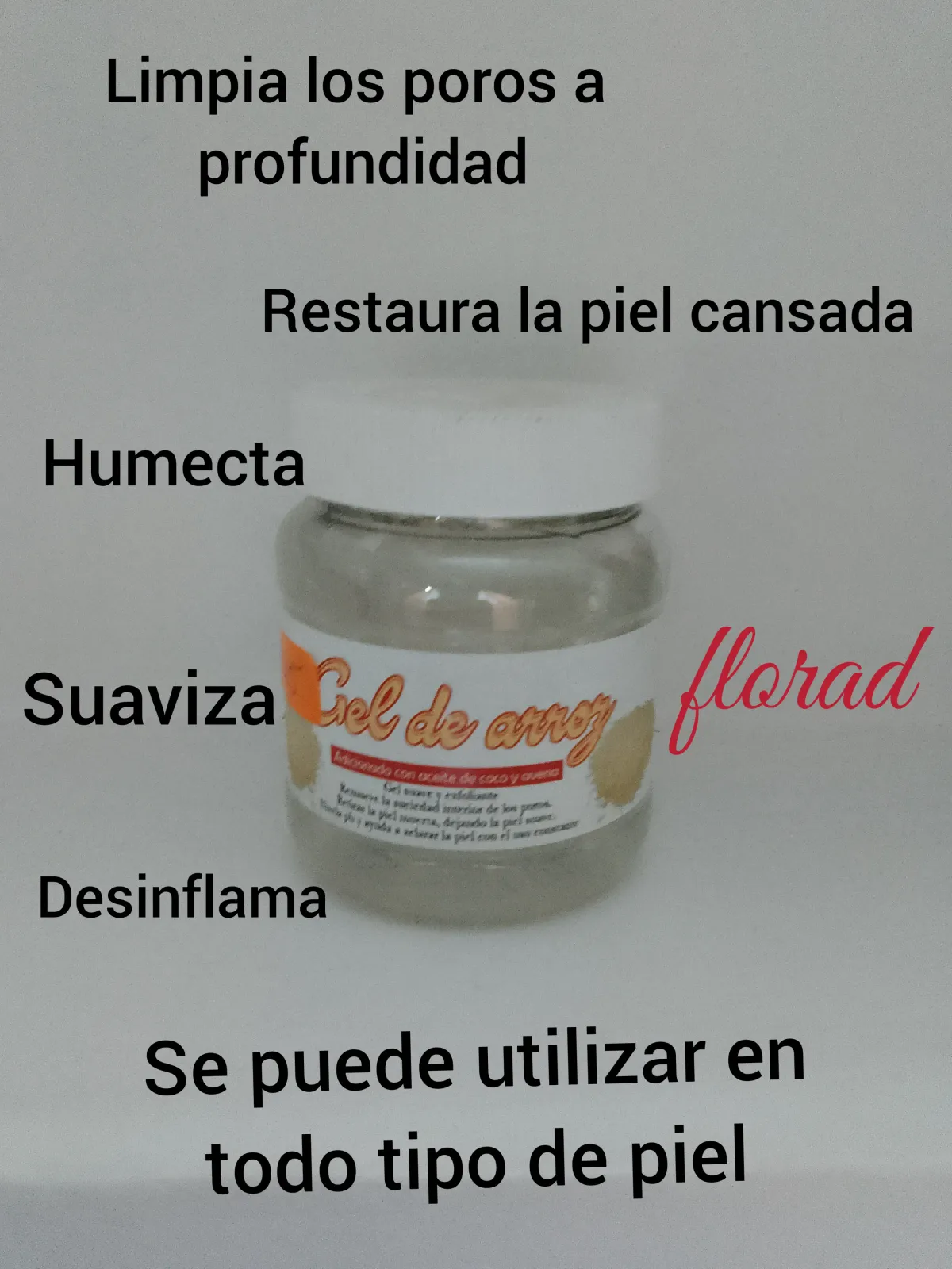 Gel exfoliante de cuerpo