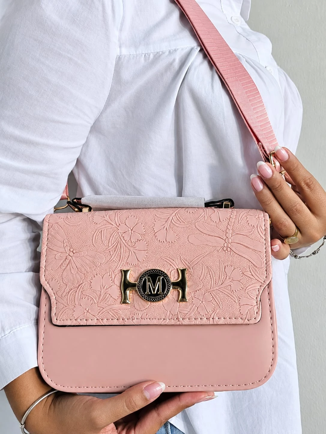 Bolso Manos Libres Rosado HM 2