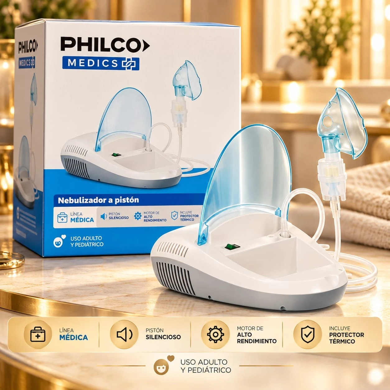 NEBULIZADOR PHILCO MEDICS
