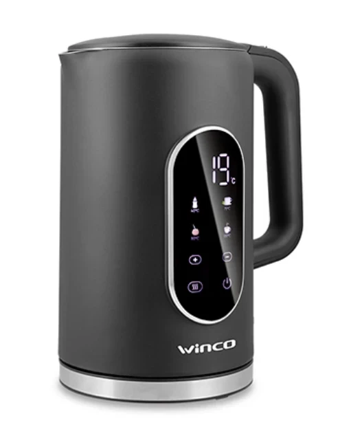 PAVA ELECTRICA DIGITAL TACTIL 1.7LTS  WINCO NEGRA 4