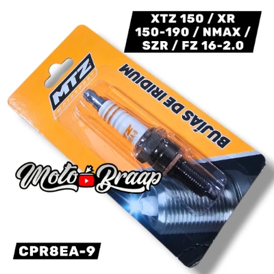 Xtz 150 / Xr 150 / Xr 190 / Nmax / Szr / Fz 16 / Fz 2.0 Bujia Bujia Iridium CPR8EA-9 MTZ