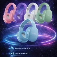  *AURICULARES NETMAK VOLT BLUETOOTH 5.3 SONIDO HI-FI DURACION DE 🔋10hs