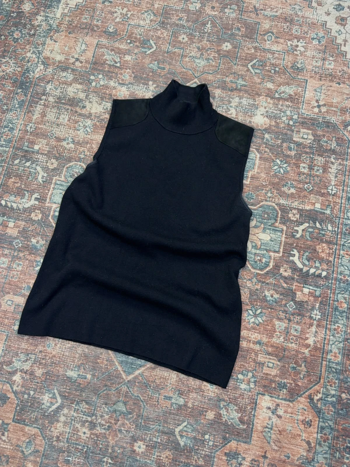 POLO RALPH LAUREN SLEEVELESS TURTLENECK TOP