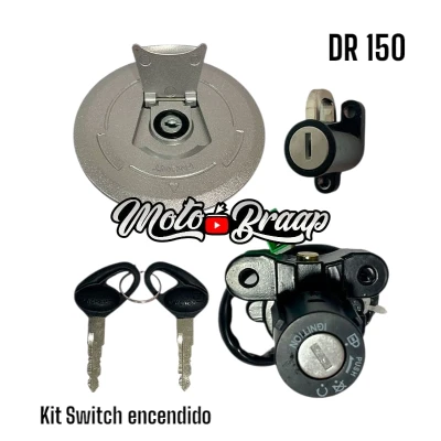 RP DR 150 Kit switch enecendido tapa tanque seguro de tapa lateral 2 llaves OKL IMSWE