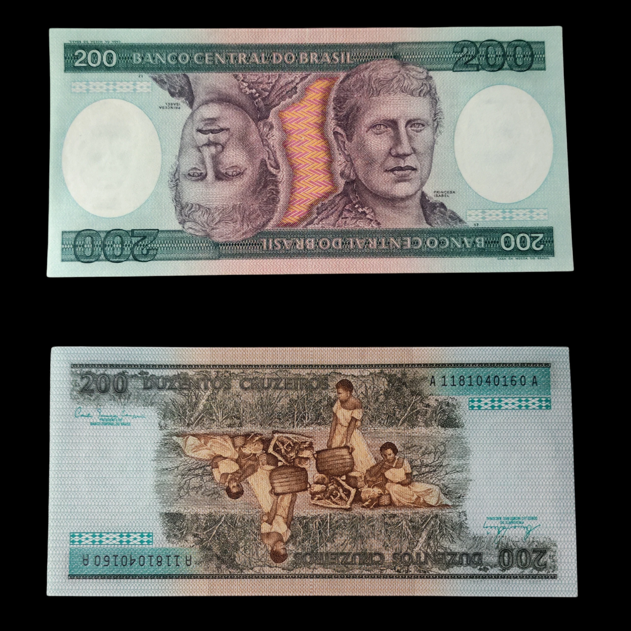 ° Brasil 200 Cruzeiros UNC