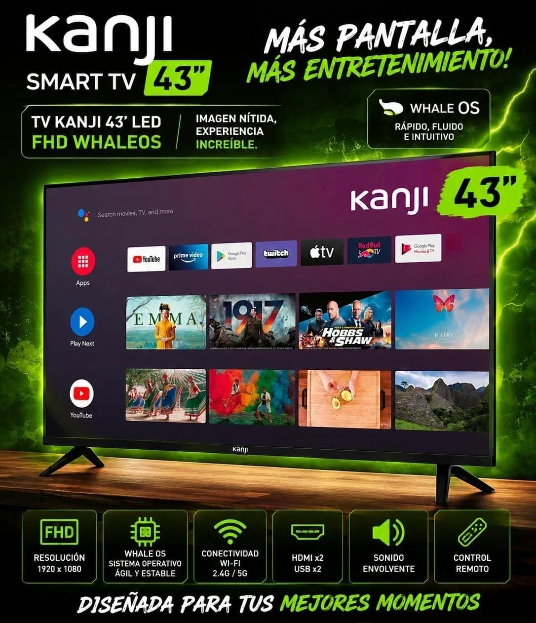 Smart Kanji 43" Android Tv