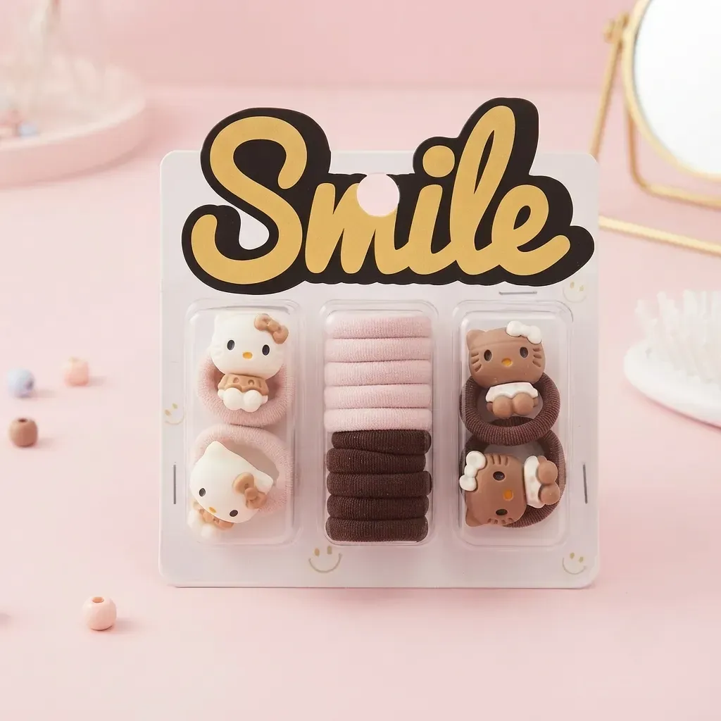Set de Ligas y Vinchas Smile para Cabello