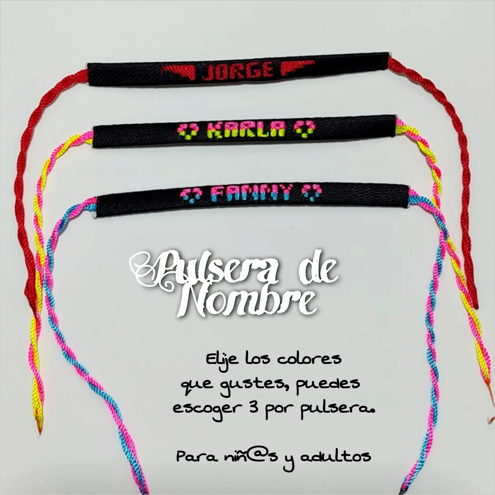 Pulsera de Nombre Personalizada 2