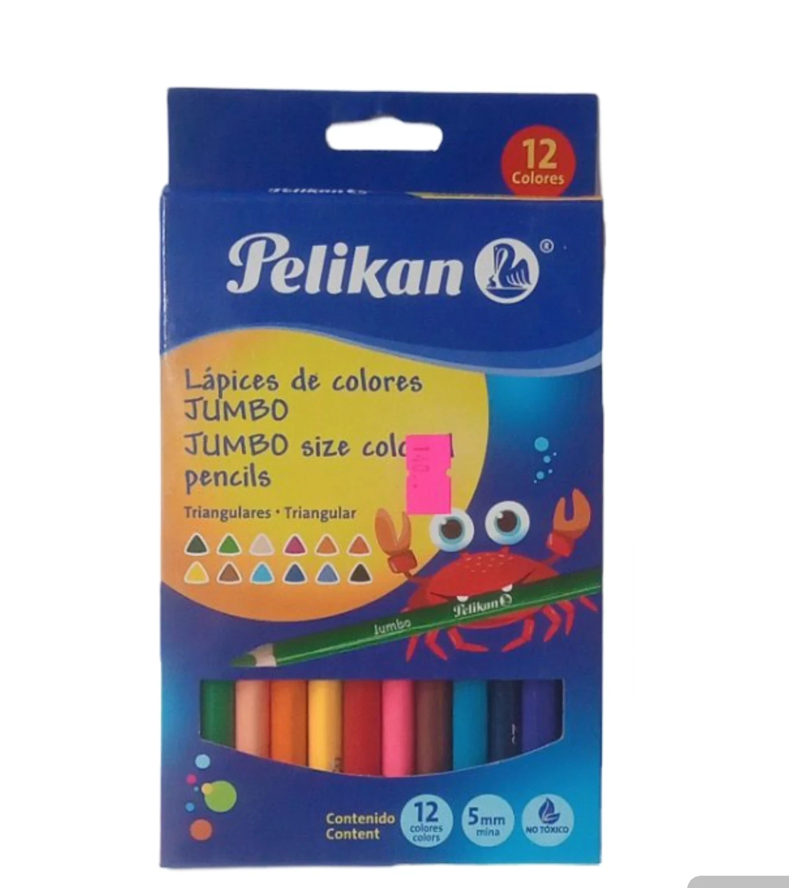 pelikan jumbo 12 colores