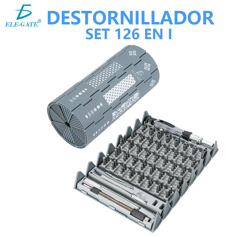 Kit 126 Desatornilladores Magnéticos 