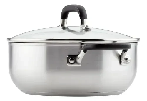 OLLA KITCHENAID T/VIDRIO 3.8LTS ACERO INOX 71021