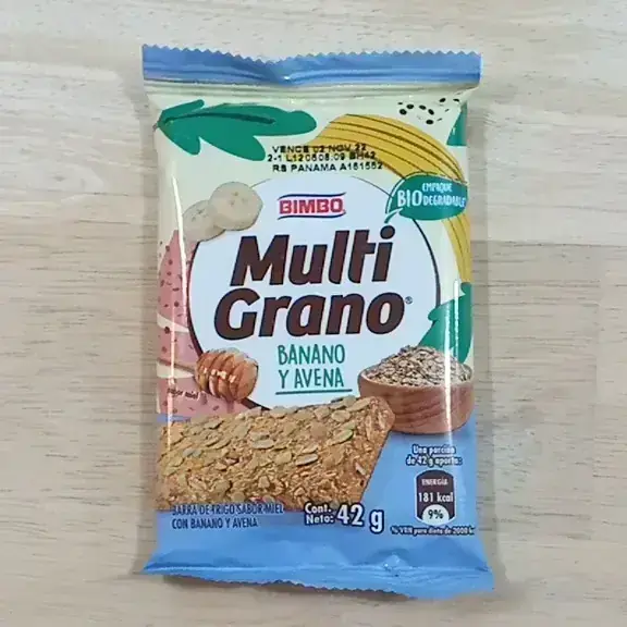 Multigrano banano y avena 