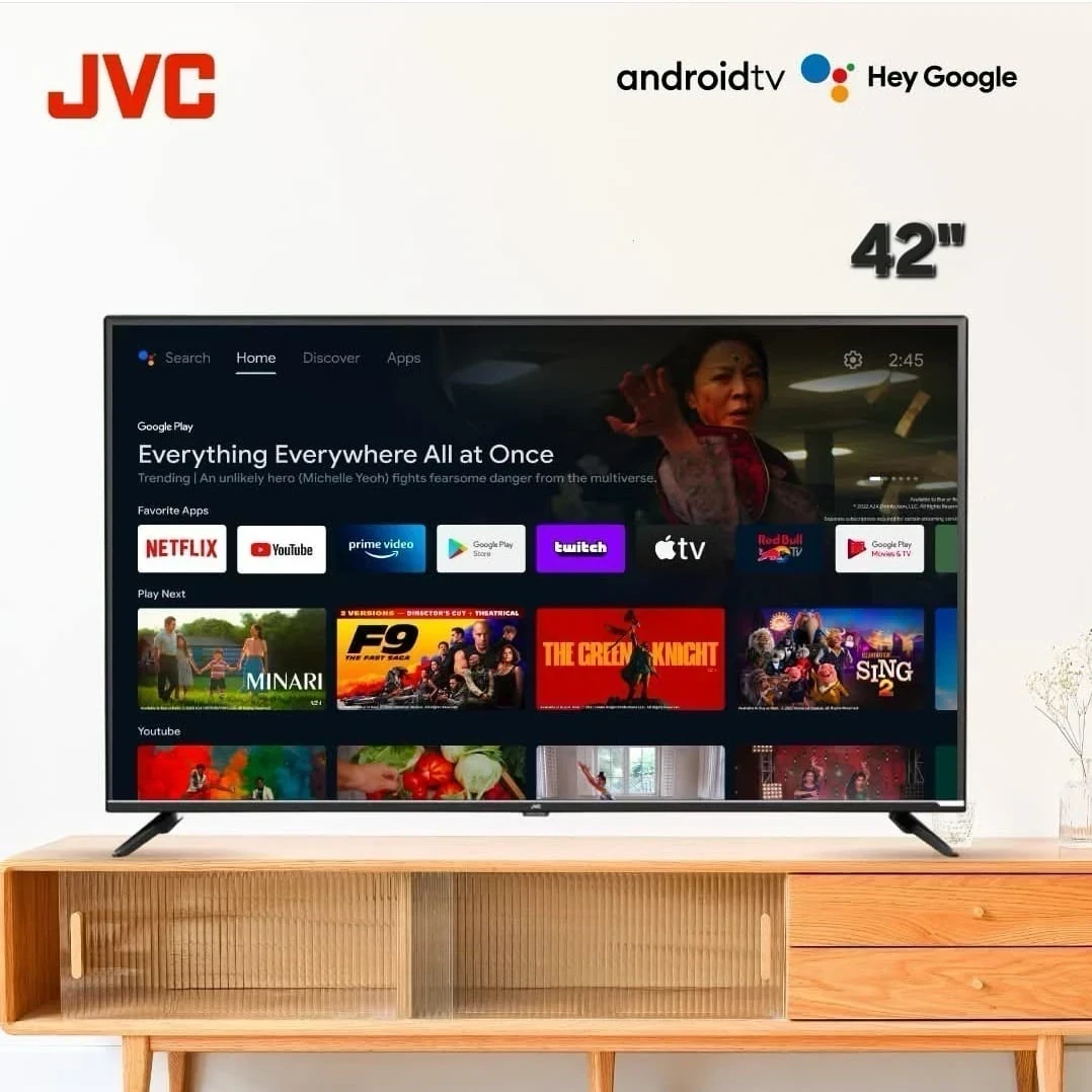 SMART TV JVC 42 FHD ANDROID 14