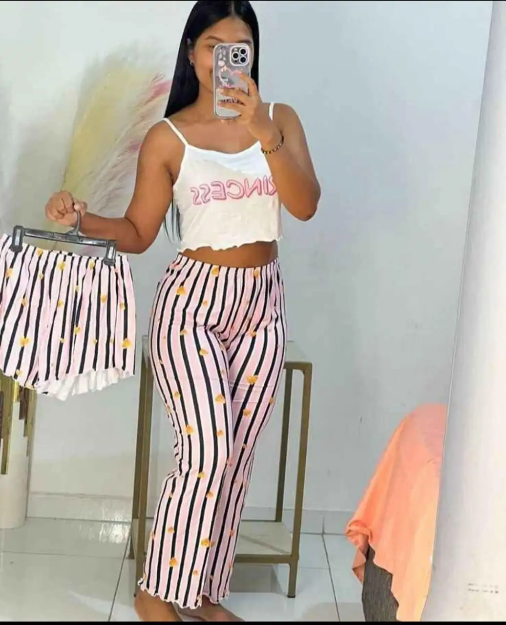🛍️🌈Divinas Pijamas tres piezas 😍🤩