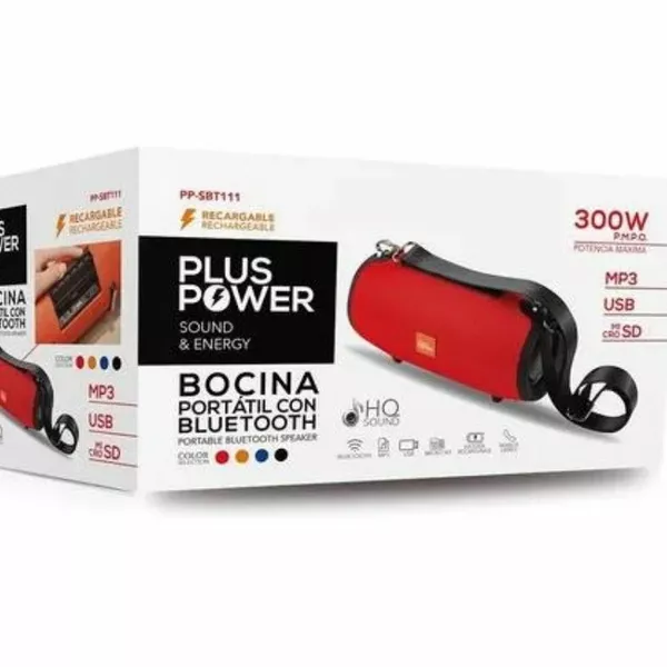Bocina portátil con Bluetooth 3