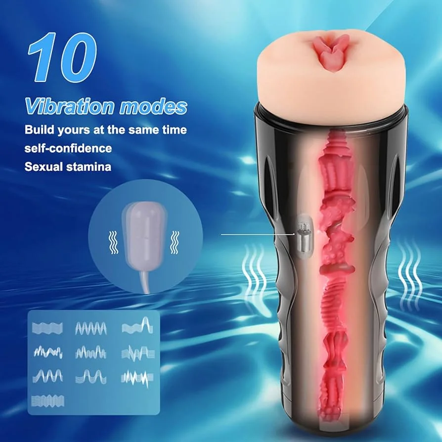 Paloqueth Squeezable Vibrating Masturbator 5