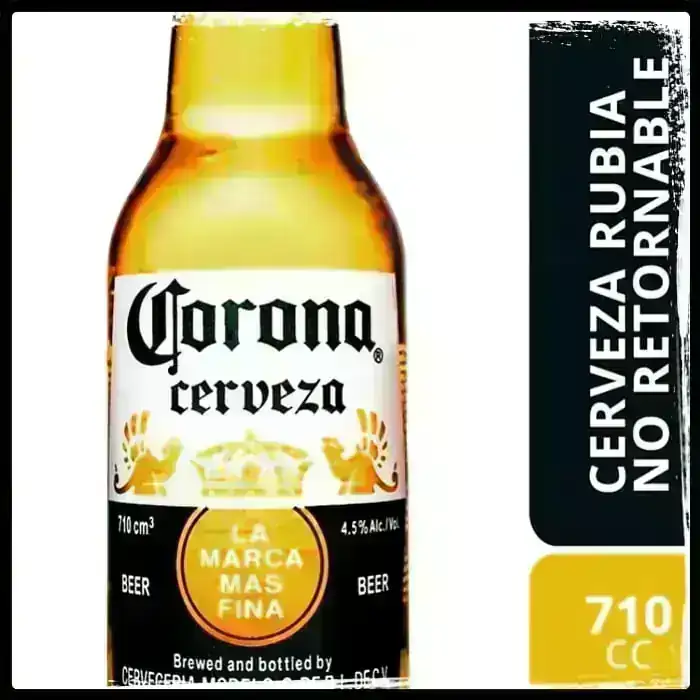 Corona cerveza fina x 710cc 2