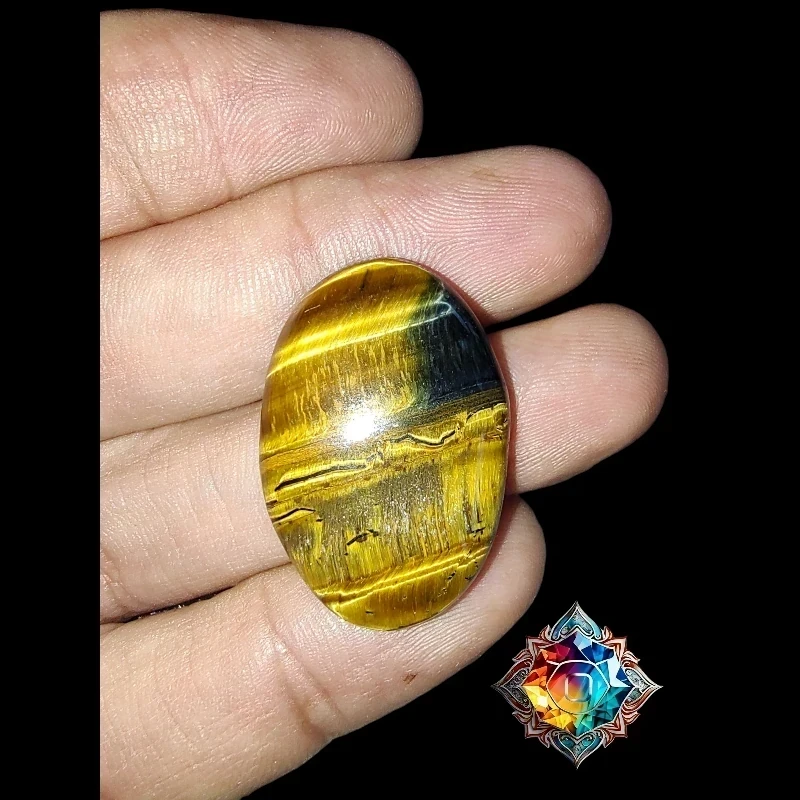 Ojo de tigre cabujon pulido espejo  2
