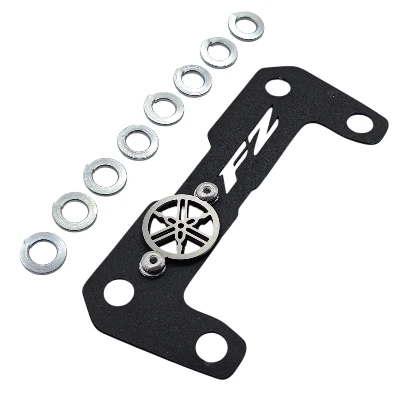 FZ 16 / FZ 150 / FZ S / FZ 2.0 / FZ 3.0 / FZ 250 / Acutrax manubrio acero negro logo 3d cromado ML