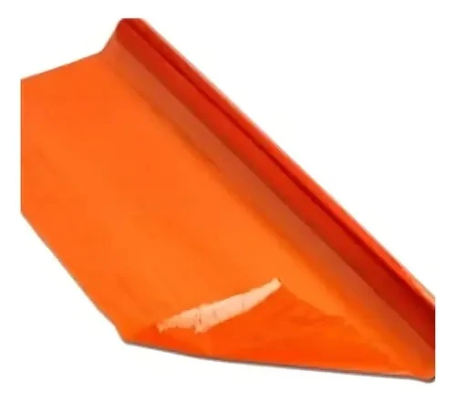 celofan naranja pliego